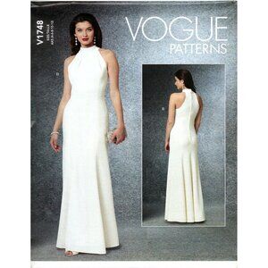 Vogue V1748 Misses 4 to 12 Special Occasion Dress Uncut Sewing Pattern